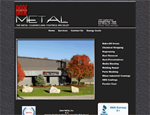 Tablet Screenshot of baremetalinc.com